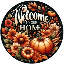 Схема вышивки «Добро пожаловать в наш дом»