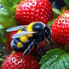 Схема вышивки «Шмель»