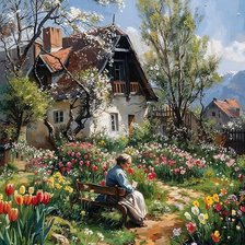 Схема вышивки «Basta, prolece»