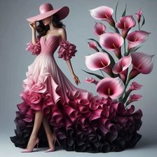 Схема вышивки «Танец цветов»