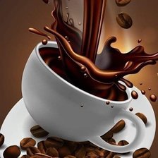 Схема вышивки «Чашка кофе»