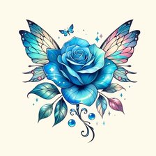 Схема вышивки «Роза»