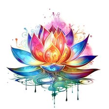 Схема вышивки «Водная лилия»