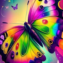 Схема вышивки «Бабочка»