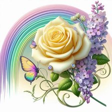 Схема вышивки «Роза»