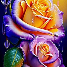 Схема вышивки «Розы»