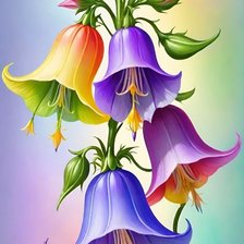 Схема вышивки «Колокольчики»