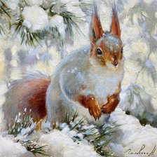 Схема вышивки «Белка»