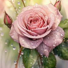 Схема вышивки «Роза»