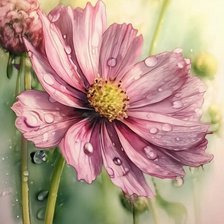 Схема вышивки «Космея»