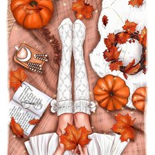 Схема вышивки «осень»