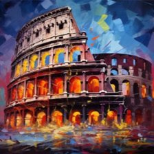 Схема вышивки «Колизей»