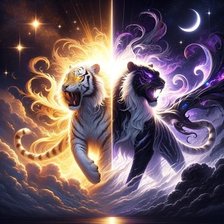 Схема вышивки «Две стороны»