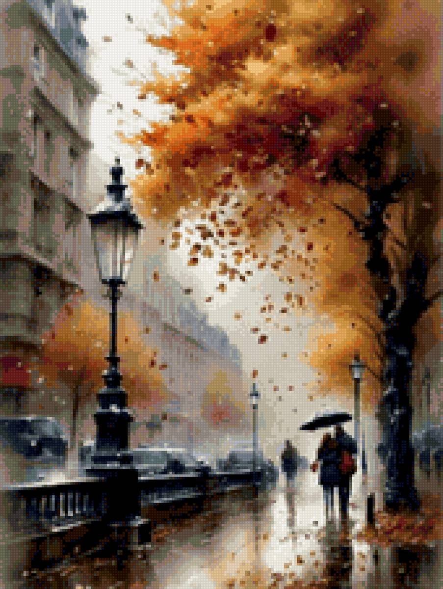 Дождливая осень - предпросмотр