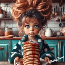 Схема вышивки «Девочка»