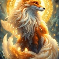 Схема вышивки «Лисица»