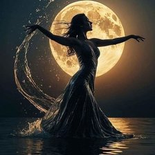 Схема вышивки «Танец в ночи»