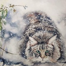 Схема вышивки «На охоте»