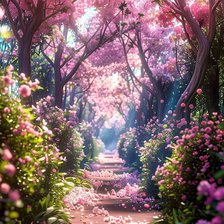 Схема вышивки «Сакура»