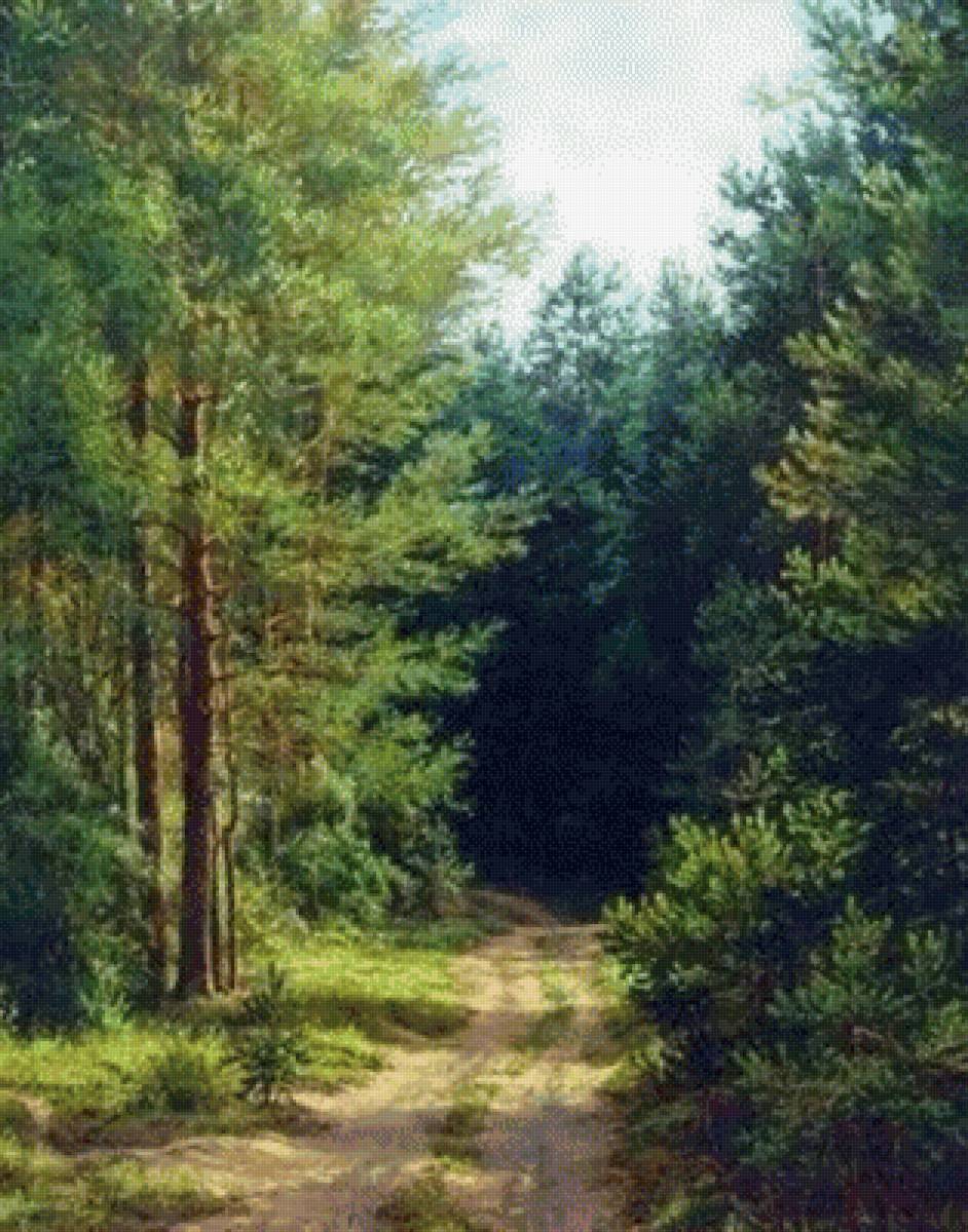 лесная дорога - природа - предпросмотр