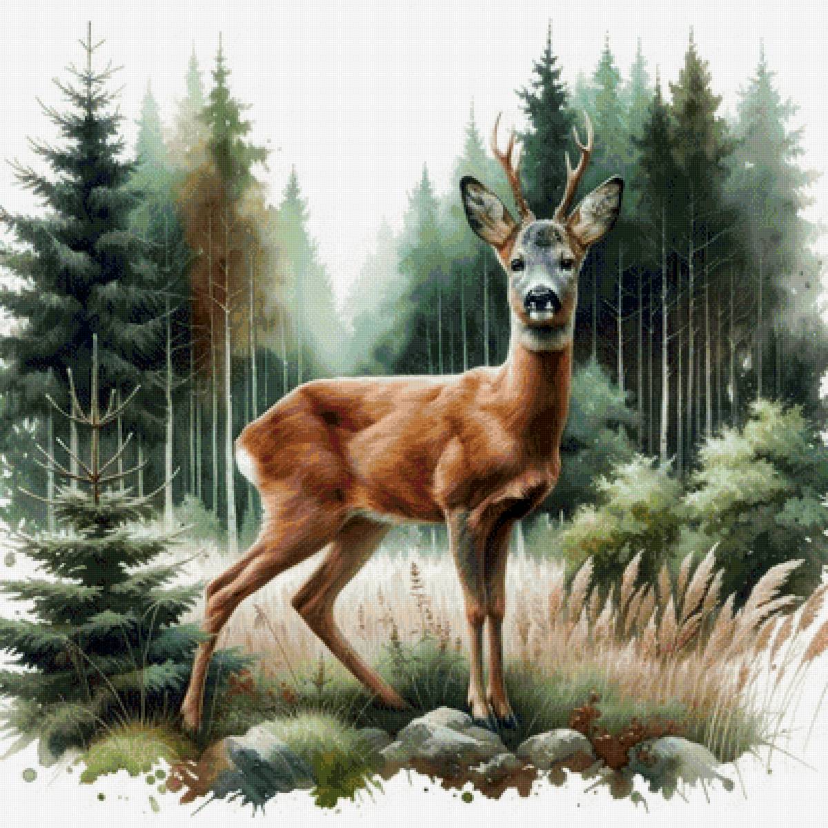 Оленёнок - художники - предпросмотр