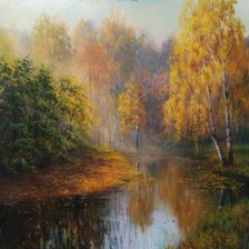 Схема вышивки «Осенний туман»