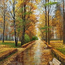 Схема вышивки «Осенняя пора»