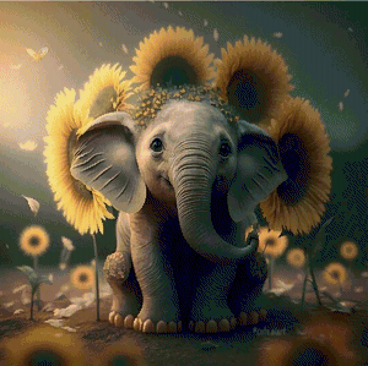 yellow elephant - предпросмотр