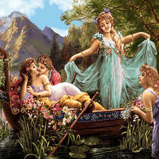 Схема вышивки «príroda,obraz»