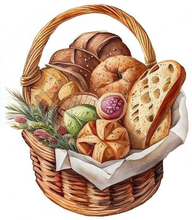 Карзина с хлебом - карзина с хлебом - оригинал