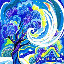 Схема вышивки «Зимняя сказка»