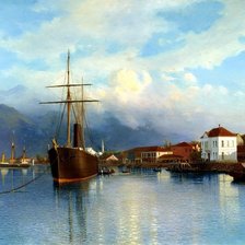 Схема вышивки «Морской пейзаж»