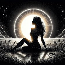 Схема вышивки «Девушка на востоке»