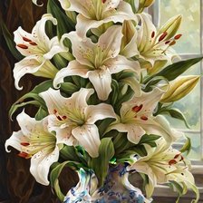 Схема вышивки «Лилии»