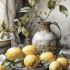 Схема вышивки «натюрморт»