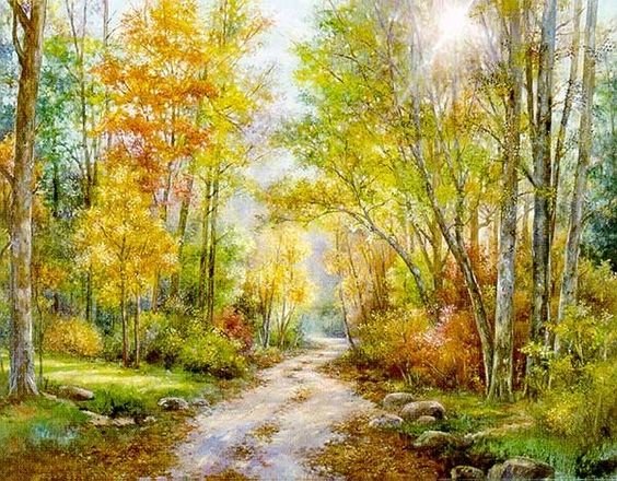 Осень - пейзаж, осень - оригинал