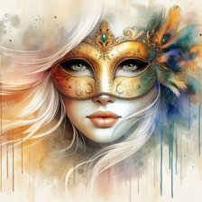 Схема вышивки «Маска»