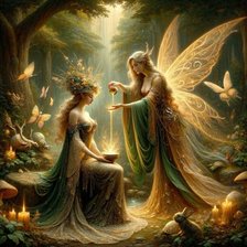 Схема вышивки «Лесные феи»