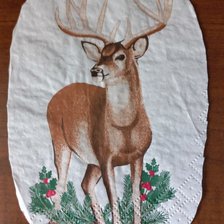 Схема вышивки «Олень»