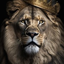 Схема вышивки «Лев»