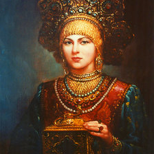 Схема вышивки «Хозяйка Медной Горы Андрей Шишкин»