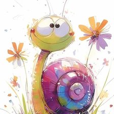 Схема вышивки «улитка»