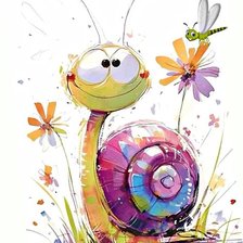 Схема вышивки «улитка1»