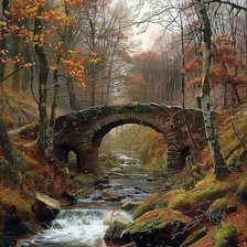 Схема вышивки «Мостик»