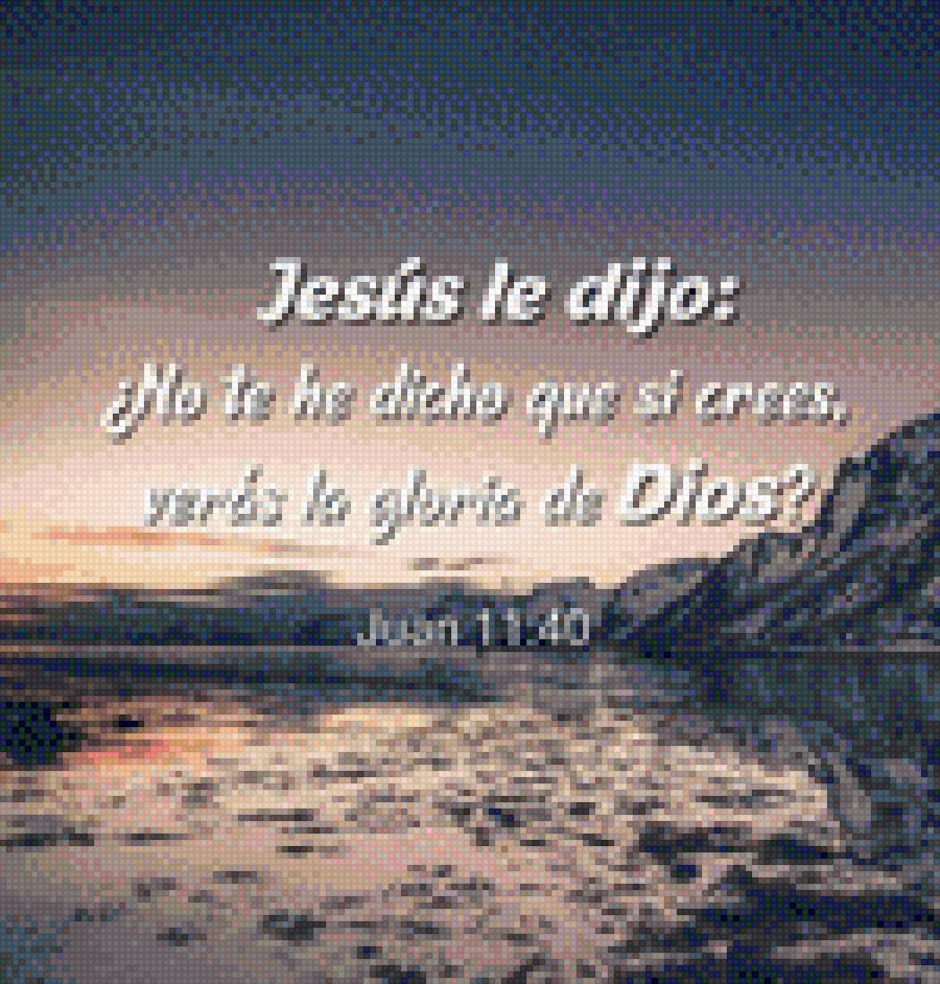 Juan 11. 40 - texto biblico - предпросмотр