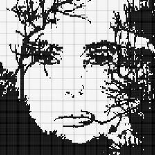 Схема вышивки «Монохром»
