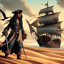 Схема вышивки «Пират»