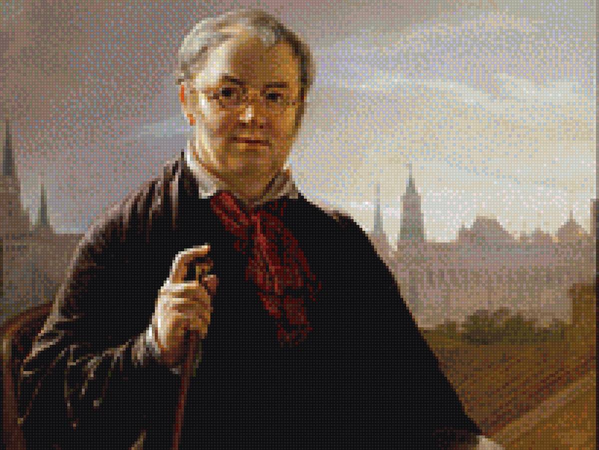 Автопортрет Василия Тропинина - предпросмотр