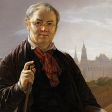 Схема вышивки «Автопортрет Василия Тропинина»