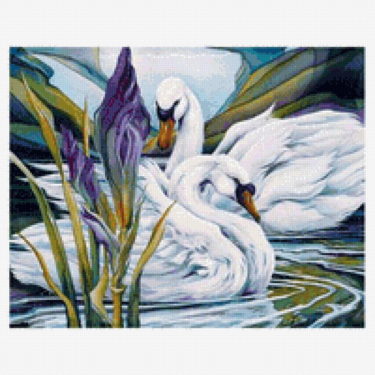 Лебеди - предпросмотр